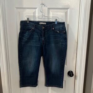 Levi's Blue Ankle Cropped Jeans